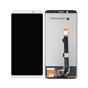 Must/Valge Kvaliteetne Oppo F5 OppoF5 Täis LCD DIsplay + Touch Screen Digitizer paigaldus Raami Tasuta shipping