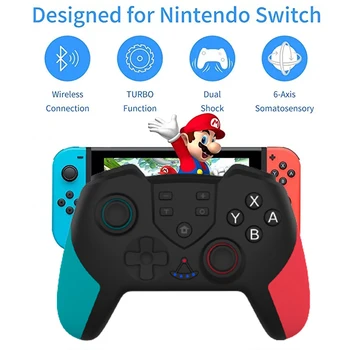 Juhtmevaba mängukontroller Juhtnuppu Nintendo Lülita Kontroller Bluetooth Remote Gamepad Jaoks NS Vibreerima, Lülitage Traadita Joypad