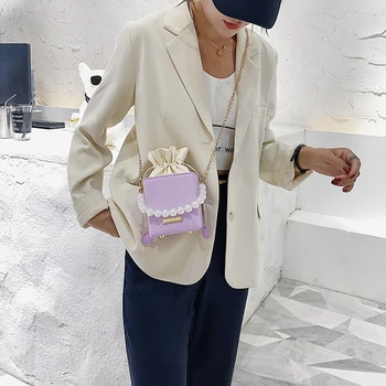 2021 Fashion Bags Croosbody Kott Naiste õlakott Mood Pearl Teenetemärgi Vintage Luksus Elegantne Käekott Uued Trendid