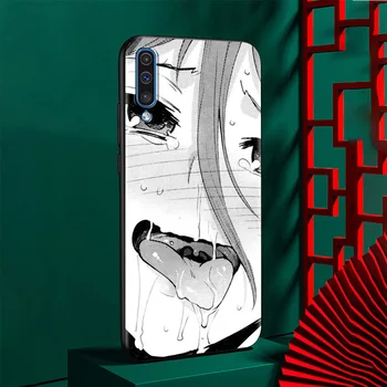 Telefon Case For Samsung Galaxy M51 M31 M31s F41 M21 M11 M01 M30s A7 A9 TPÜ Coque Pehme Kaas Shell Jaapani Anime Tüdruk Cartoon Nägu
