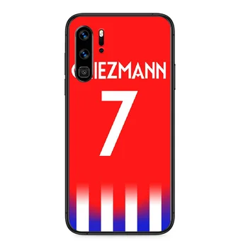 Jalgpalli Griezmann Telefoni Puhul Huawei P 9 Smart 10 20 30 40 8 Lite Mini Z 2019 Pro must kest tpü hoesjes moe kaas