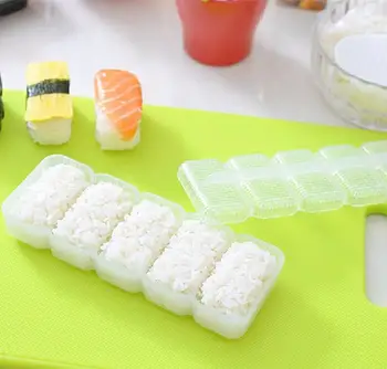 Jaapani Nigiri Sushi Hallituse Riisi Palli 5 Rullides Tegija Mitte Jääda Vajutage Bento Vahend, Tasuta Shipping
