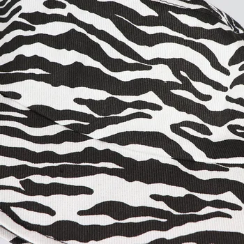 Uus Kopp Müts, Retro Zebra Print Kalamees Müts Naiste Müts Leopard Printida kahepoolne Trükkimine Basseini Müts Mood Päike Müts